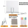 Pizarra de Dibujo Luminosa Juguete Infantil para Niñas, Pizarra para Calcar y Pintar Escribir, Pizarra para Garabatear, Regalo Fluorescente Dibujado a Mano