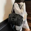 Bolsa de Hombro para Mujer de Comercio Exterior Estilo Retro Americano de Moda 2025 Verano Gran Capacidad Versátil de Alta Gama para Viajes y Uso Diario Bolso Cruzado