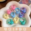Cuerda para el cabello de dibujos animados para niños, linda banda de goma de cuero para la cabeza de la niña, cuerda que no daña el pulgar, banda para el cabello, accesorios para el cabello de Corea al por mayor