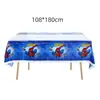 Mesa de Picnic Desechable de PE Variada en Stock Transfronteriza Suministros para Fiesta de Cumpleaños Rojo Temática de Spider-Man Decoraciones para Fiesta Infantil