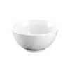 Juego de Vajilla de Cerámica Blanca de Fábrica Cocina Bol Grande Bol Pequeño Bol Doméstico para Sopa Bol para Arroz Bol para Fideos Juego de Bol y Plato