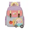 Mochilas de jardín de infantes lindas y divertidas con temática de dinosaurios de dibujos animados, ligeras y diseñadas para reducir la carga en los hombros de los niños.; mochilas adorables para bebé, al por mayor del fabricante