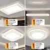 Lámpara de Sala de Estar, Estilo Italiano Minimalista de Lujo Ligero con Textura de Hielo Roto, Luz de Techo Rectangular para el Vestíbulo Principal, Iluminación de Dormitorio