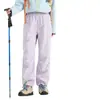 Conjunto Três em Um de Jaqueta e Calça de Penas para Homens e Mulheres, à Prova de Vento, Impermeável, Respirável, Quente e Resistente ao Frio, Conjunto de Duas Peças Removível
