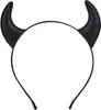 Directo de fábrica Amazon explosiones cuerno diadema fino oro rosa hebilla de cuerno para la cabeza diadema de diablo de Halloween