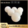 Tela vibratória de 45 mm Tela vibratória industrial resistente ao desgaste resistente à temperatura Esfera de silicone sólida e transparente de alta elasticidade