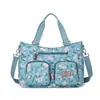 Bolso Cruzado Casual Estampado para Mujer con Múltiples Compartimentos para Almacenamiento, Bolso para Madres de Mediana Edad, Bolso Cruzado para Mujer de Nylon de Gran Capacidad
