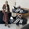 Zapatos Blancos Transpirables con Suelas Suaves Zapatos Argan 2026 Zapatos Deportivos para Correr para Hombres y Mujeres Parte Superior de Cuero Nuevo Estilo Otoño Zapatos de Entrenamiento Alemanes Casuales