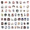 63 pegatinas no se repiten pegatinas de grafiti de dichos famosos de Yuanshen decorativas equipaje refrigerador cuaderno taza pegatinas