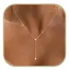 Collar Redondo Europeo y Americano, Cadena de Clavícula de Cobre, Moderno, Minimalista, Versátil, Elegante, Accesorio para el Trabajo para Mujeres