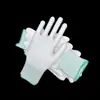 Guantes de nylon 13 pines resistentes al desgaste con palma recubierta de PU para guantes de protección laboral Antideslizantes Antiestáticos de Trabajo Engomados
