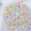 Lindas Pegatinas de Animales de Dibujos Animados para Uñas 5D en Relieve Tridimensional Animalitos Infantiles Pegatinas DIY para Arte de Uñas Accesorios Sl Modelo