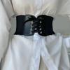 Estilo europeo y americano chica sexy cintura elástica sello de cintura falda decorativa elástica para mujer cinturón ancho para exterior cintura