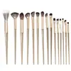 Conjunto de Pincéis de Maquiagem Ming Xizhi, Pincel Corretivo, Pincel para Contorno, Pincel para Sombra, Pincel para Blush, Pincel para Base, Conjunto Completo de Ferramentas de Maquiagem
