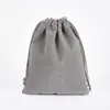 Bolsas de Terciopelo Negro con Cordón al por Mayor, Bolsas de Almacenamiento para Joyería, Audífonos y Baterías Externas