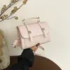 Bolsa Quadrada Pequena Retro Super Popular para Mulheres, Novo Modelo 2026, Bolsa de Ombro de Moda de Alto Padrão, Bolsa de Mão e Bolsa Transversal Versátil