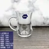 Caneca de café de vidro Langxu caneca pequena chá perfumado chá xícara de chá xícara de café da manhã decalques de alta temperatura flor assada leite água Copo