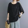 2026 Novo Estilo Francês Recorte 3D Verão Feminino Estilo Resort Temperamento Manga Curta Emagrecedor Top Camisa