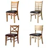 Sillas para comer de tienda de té con leche, sillas para tienda de postres, sillas para comer casuales, sillas de restaurante, sillas de madera maciza, sillas de comedor de madera maciza para uso doméstico, fábrica de alta calidad