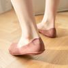 Calcetines Finos de Verano Calcetines de Barco para Mujer con Boca Baja Invisibles de Silicona Antideslizantes que No se Caen Algodón Transpirable en la Planta Calcetines de Seda de Hielo para Mujer