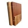 Conjunto de Tábuas de Corte de Madeira de Acácia, Tábuas de Corte em Forma de Livro de 3 Peças com Base, Tábua de Corte Doméstica para Cozinha, Espessada e Dupla Face