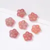 Acessórios de Pingente de Contas de Maçã Raposa de Ágata Yanyuan DIY Acessórios de Trançado para Pulseira de Cauda de Peixe Borboleta Colar Joias