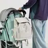 2026 Nuevo Bolso de Mamá de Gran Capacidad Estilo Coreano, Mochila Doble Hombro para Salidas Madre e Hijo, Bolsa Térmica para Biberones con Separación de Seco y Húmedo