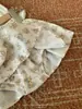 Macacão Vestido Bebê Retro Floral com Mangas Bufantes para Bebês Meninas - Nova Coleção Primavera/Verão Jennybebe26