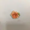 Accesorios de Flores de Tela de Doble Color DIY con Accesorios para el Cabello de Hoja Accesorios Florales Hechos a Mano Accesorios para Ropa Doble Color 2065