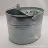 Venta al por mayor de fábrica cubo para fregar de hierro forjado color plata utensilios de limpieza para el hogar cubo para fregar de hierro y zinc color primario