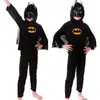 Disfraz Infantil de Halloween cosplay Héroe Superman Negro Batman Traje Rojo de Spiderman