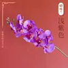 Orquídea Phalaenopsis Artificial, Phalaenopsis de 9 Hastes Estilo Europeu, Decoração de Cena de Casamento, Flor Phalaenopsis Artificial de Alta Qualidade