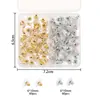 Set de tapones para los oídos multicolores, incluyendo cierres metálicos para pendientes, tapones de silicona antideslizantes y tapones transparentes; Materiales para accesorios de aretes DIY