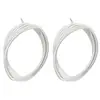 Pendientes Geométricos de Vórtice Asimétrico Elegantes Exagerados Simples Europeos y Americanos Pendientes Elegantes de Línea Retorcida Pendientes Transfronterizos para Mujer