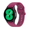 [Estoque Pronto] Adequado para Samsung Galaxy Watch5/4 Pulseira Especial de Silicone Cor Pura 20mm Pulseira de Pulso