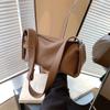 Bolso Cruzado de Lichi de Alta Gama para Mujer, Otoño 2026 Elegante Versátil Casual para Viajes Cotidianos Bolso de Hombro
