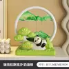 Ampulheta de Pintura de Areia Fluida Relaxante Temporada de Formatura Presente Gaokao Estabilidade Emocional Decoração de Mesa de Escritório Ornamento