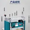 Cepillo Eléctrico de Escritorio de Alta Potencia de un Solo Lado Cepillo Pequeño Herramienta Eléctrica para Carpintería Cepillo para el Hogar