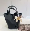 H casa costurado à mão alta qualidade pele de ovelha Anjo Pégaso bolsa pingente fofo feminino bolsa de mão ornamentos chaveiro de carro