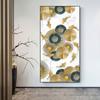 Adesivos autoadesivos de corredor de luxo leve, pintura de parede de fundo, corredor de entrada simples moderno, adesivos decorativos atmosféricos de corredor, adesivos decorativos atmosféricos