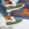 Botas de Nieve de Felpa Personalizadas de Caña Baja para Mujer, Botas de Algodón Ligeras Antideslizantes para Interiores y Exteriores, Venta al por Mayor Transfronteriza Talla Grande