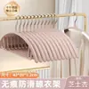 Perchas de Ropa Arcoíris Recubiertas de Plástico para Uso Doméstico, Antideslizantes, Sin Marcas, Sin Marcas en los Hombros, Perchas de Metal Engrosadas y Reforzadas