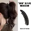 Piranha de banana de alta qualidade, requintada, com laço, para mulheres, prendedor de garra para rabo de cavalo alto, tamanho grande para cabelos grossos, atacado de presilhas de cabelo