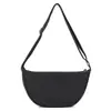 Bolsa de Ombro Ultra Leve, Impermeável, Multicor, Estilo Preguiçoso Japonês, Formato de Dumpling Crescente, para Caminhadas Diárias, Compras e Viagens, Portátil