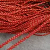 Cinto DIY em Forma de Cobra com Padrão Côncavo, Padrão Espinha de Peixe Trançado de 6 mm nas Cores Dourado, Prata, Preto, Vermelho e Café, Pequenos Acessórios de Corda de Algodão Perfumada