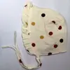 Sombrero Suave y Lindo Estilo Coreano con Borde de Volantes Estilo Palacio para Bebés, Sombrero de Algodón Puro para Proteger los Oídos de Bebé Niña, Primavera