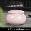 Mini Pote de Chá Cerâmico, Pote de Batom Rouge, Pote Pequeno Selado para Remédios, Pote de Protetor Labial Estilo Antigo, Pote de Pó Cosmético Cerâmico