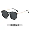 Gafas de sol con montura redonda 2021 para mujer, gafas de sol de moda retro TR P245, gafas de sol polarizadas con foto callejera popular