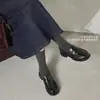 Zapatos de Piel de Vacuno de Primera Capa de Calidad, Estilo Clásico Nuevo Otoño 2026, con Tacón Grueso, Estilo Británico, Mocasines Ligeros de Suela Gruesa de 3 cm