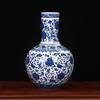 Vaso de Porcelana Azul e Branco Ornamentos Arranjo de Flores Suporte Antigo Cuia Pequena Artesanato Antigo Fábrica de Vasos Cerâmicos Cadeia de Suprimentos Atacado